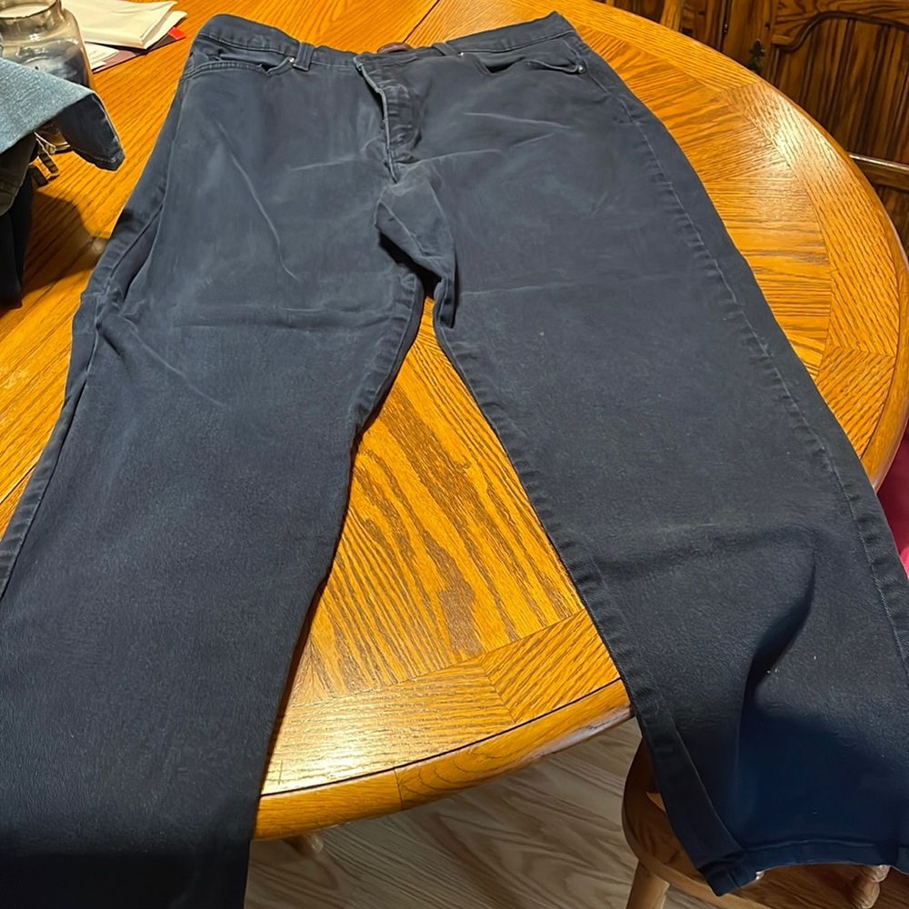Gloria Vanderbilt plus size 18 dark jeans straight leg